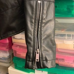 kaari blue leather jacket